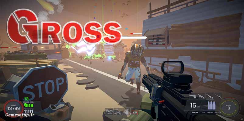 GROSS عنوان جدیدی در بازی های تیراندازی اول شخص با گیم پلی بسیار جذاب و نوآوری خلاق میباشد. به جز تیراندازی باید طریقه دفاع و حمله را یاد بگیرید. این بازی در جولای 2022 در نسخه ویندوز منتشر خواهد شد که دارای مکانیزم جدیدی در بازی های تیراندازی میباشد.